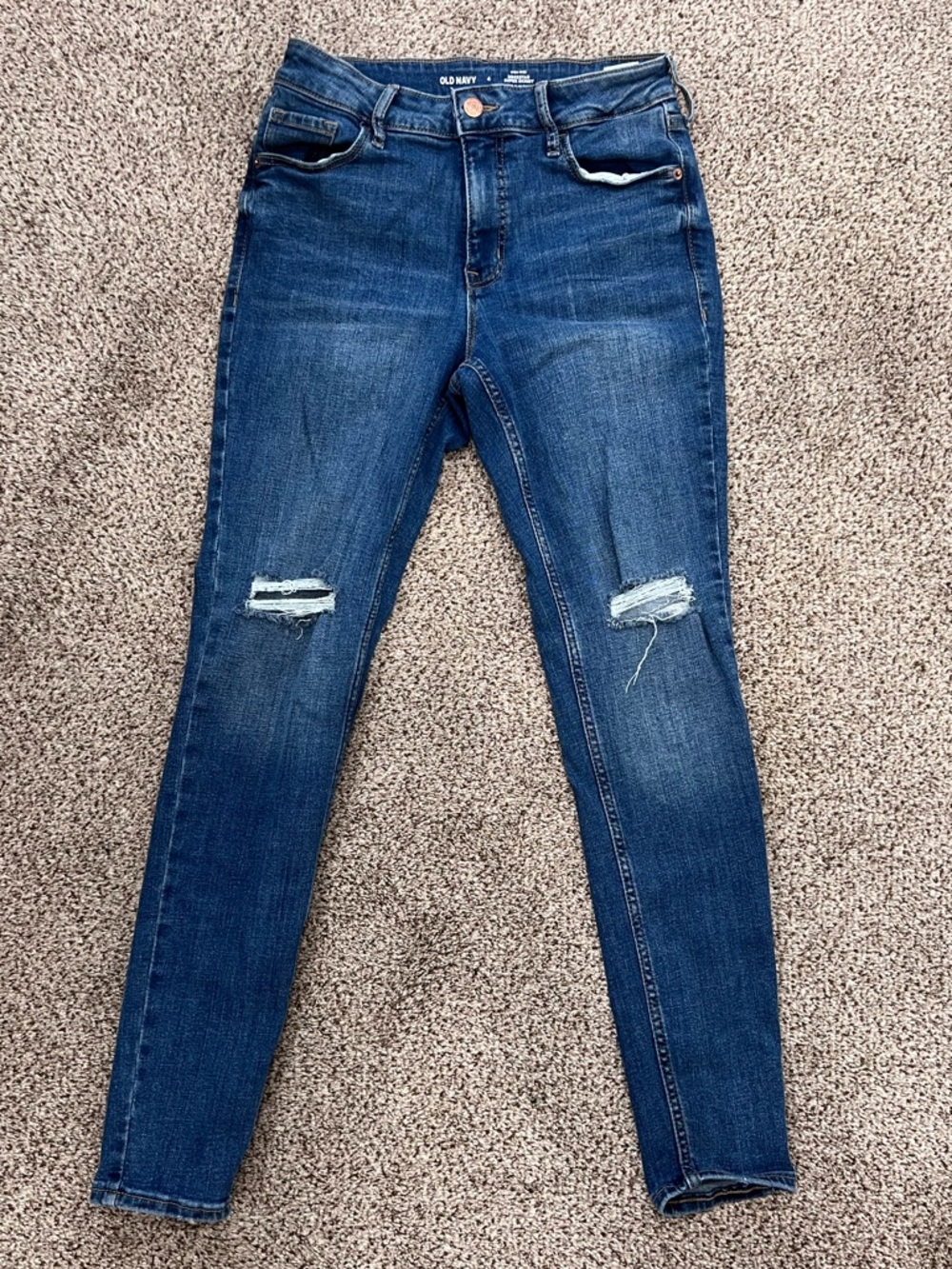 Old Navy High-rise Rockstar Super Skinny Jeans Womens 4